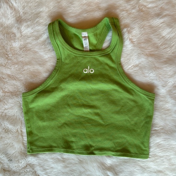 ALO green tank so cute not sold anymore - Picture 2 of 2